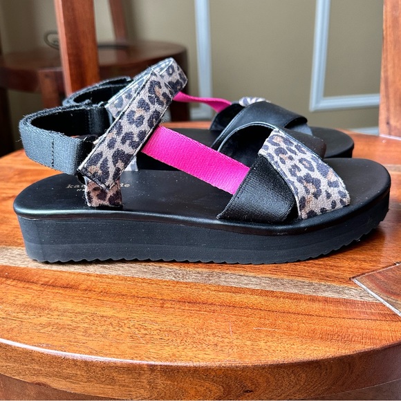 KATE SPADE Dotty Sandal In Taupe/ Black - Picture 3 of 16